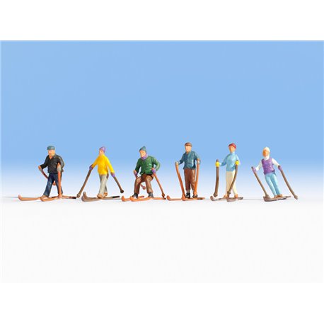 Vintage Skiers