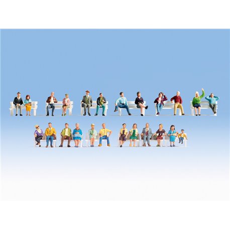 XL Figures Set "Sitting People"