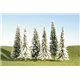 8"- 10" Pine Trees With Snow (x3)