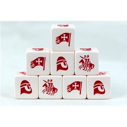 The Crescent & The Cross Christian Factions Dice