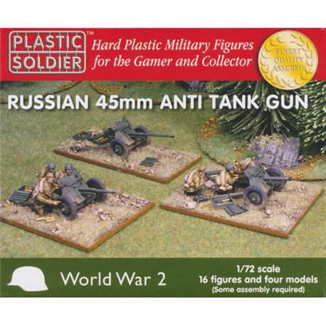 Russian 45mm Anti Tank Gun (1:72)