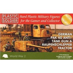 1/72nd German Pak 40 and Raupenschlepper tractor