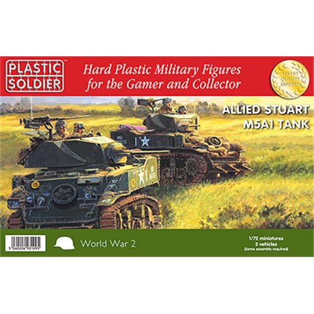 1/72nd Allied Stuart M5A1 Tank 