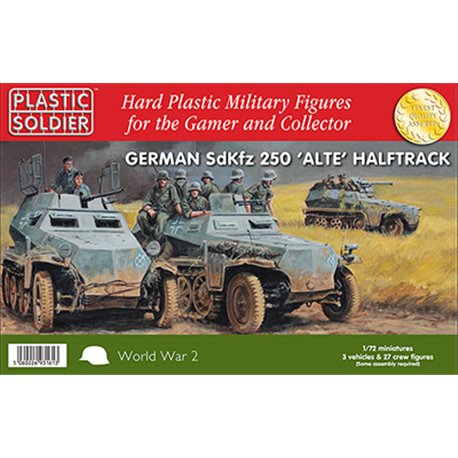 1/72nd German SdKfz 250 alte halftrack