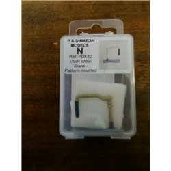 N Gauge Painted GWR Water Crane - Platform Mounted