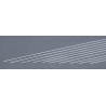 Plastic Strips 0.010in x 0.040in (10) (0.254 mm x 1.016 mm)