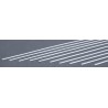 Plastic Strips 0.010in x 0.125in (10) (0.254 mm x 3.175 mm)