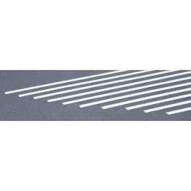 Plastic Strips 0.015in x 0.250in (10) (0.381 mm x 6.35 mm)
