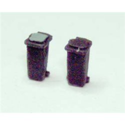 N Gauge Wheelie Bins