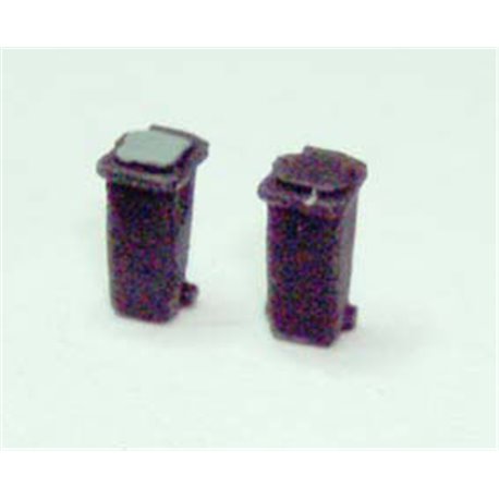 N Gauge Wheelie Bins
