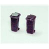N Gauge Wheelie Bins