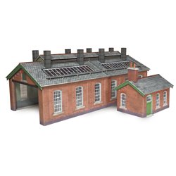 Double track engine shed