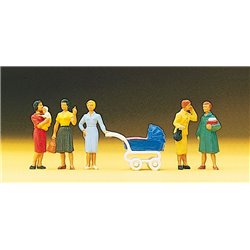 Group of Women & Pram
