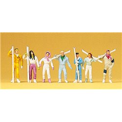 skiers standing