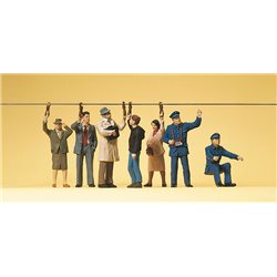 Tram Personnel & Standing Passengers
