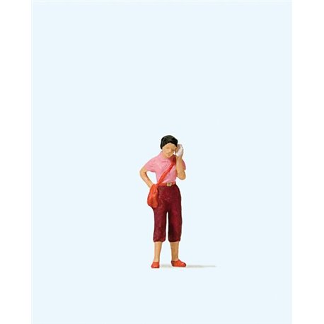 Woman with Mobile Phone