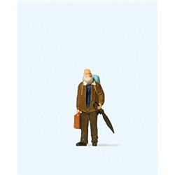 Bearded Traveller with Rucksack