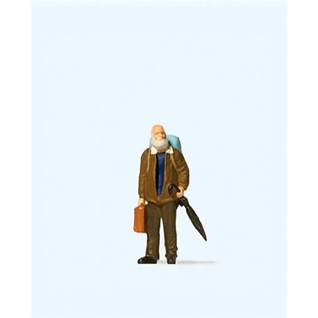 Bearded Traveller with Rucksack