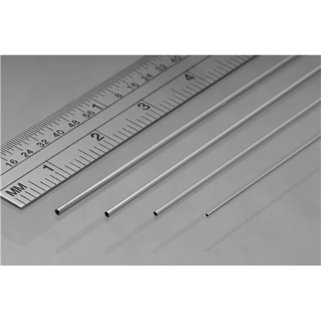 Nickel Silver Tube 0.6mm x 0.4 mm packed 2s
