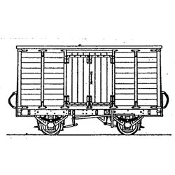 Tralee and Dingle Railway Covered Goods Van Kit