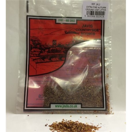 Extra fine autumn ground leaf litter