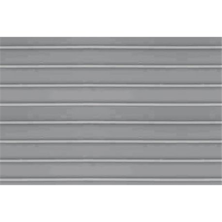Ribbed Roof Plastic Pattern sheets OO/HO gauge (x2)