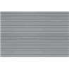 Ribbed Roof Plastic Pattern sheets OO/HO gauge (x2)