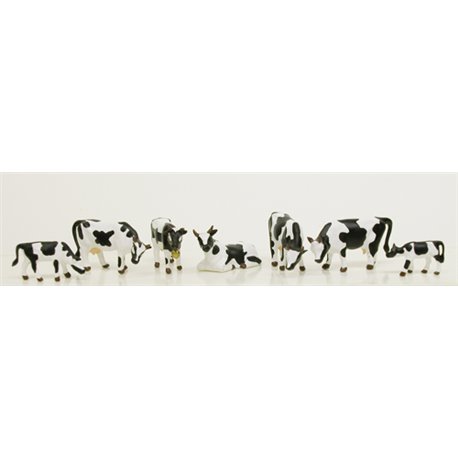 Black & White Cow & Calves (6)