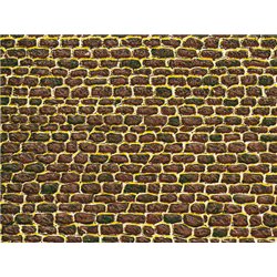 Irregular cut stone wall