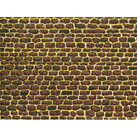 Irregular cut stone wall