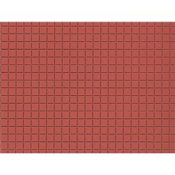 Market pavement reddish brown