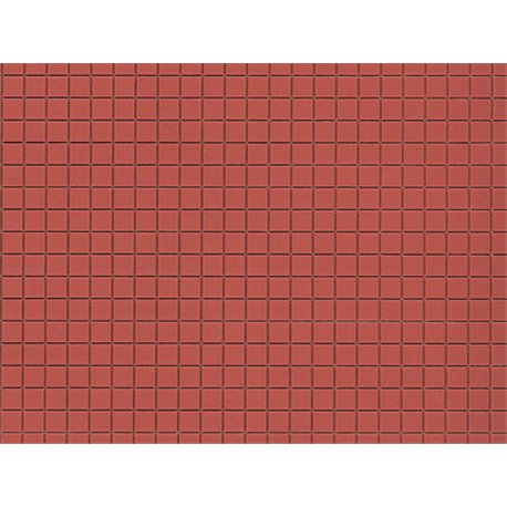 Market pavement reddish brown