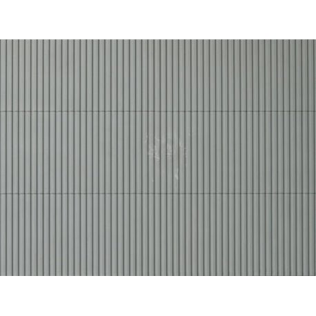 Troughed sheeting grey