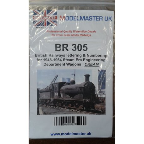 B.R 1948 - 1965 Engineering Department wagons, large variety of types. Straw.