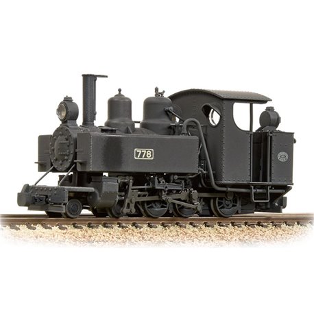 Baldwin Class 10−12−D 778 WW1 ROD Black Weathered
