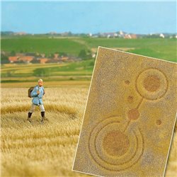 Grain field With Crop Circles Fibre mat 297x210mm