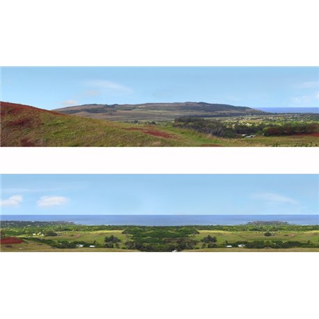 Coast Pack A OO Gauge 15" High Backscene