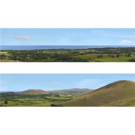 Coast Pack B OO Gauge 15" High Backscene