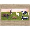 7 Assorted Dogs (O scale 1/43rd)