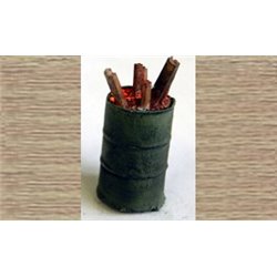 Working Kit Wood Burning Oil Drum (O scale 1/43rd)