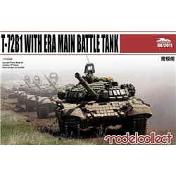 T-72B1 with ERA Main Battle Tank - 1/72 scale