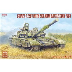 Soviet T-72 B1 with ERA Main Battle Tank 1988 - 1/72 scale