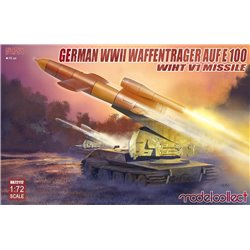 Panzer E-100 WWII Weapon Carrier with V1 Missile Launcher - 1/72 scale