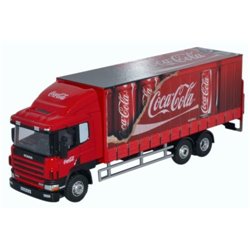 Scania 94D 6 Wheel Curtainside Coca