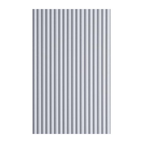 Corrugated Metal Siding 0.100 x 0.033 in (2.54 x 0.8382 mm)
