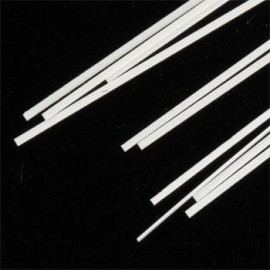 Strip HO scale 0.011 x 0.033in (0.2794 x 0.8382 mm) - 10 pack