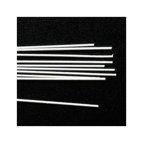 Strip HO scale 0.022 x 0.022in (0.5588 x 0.5588 mm) - 10 pack