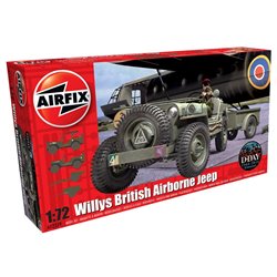 Willys British Airborne Jeep 1:72 with Trailer & 6PDR Gun