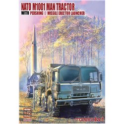 NATO M1001 MAN Tractor & Pershing II Missile Launcher