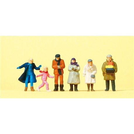 Passers By Winter Clothing (6) Standard